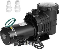 Pool Pump 2HP Swimming Pool Pump In/Above Ground with Motor Strainer Filter Basket