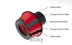 Project Gamma Replacement Air Filters-Universal Fit for All Cars, Set of 2