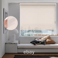 Pull bead Custom Light Filtering Waterproof Fabric Window Roller Shades Blinds