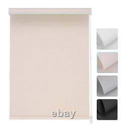 Pull bead Custom Light Filtering Waterproof Fabric Window Roller Shades Blinds