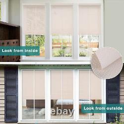 Pull bead Custom Light Filtering Waterproof Fabric Window Roller Shades Blinds