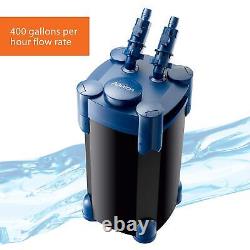 QuietFlow Canister Aquarium Filter 100-150 Gallons