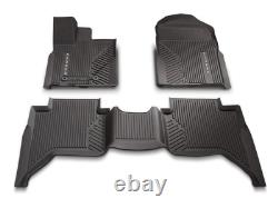 Ranger 2024-2025 All-Weather Floor Liners, 3 Piece Front and Rear Set