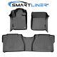 Smartliner All Weather Custom Fit Floor Mats Liner For Tundra Double Cab(gray)