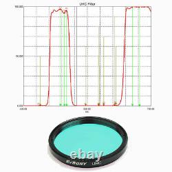 SVBONY 2'' UHC /CLS/Moon/UV/IR Cut Filters Kit for Observing Astronomy Telescope