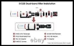 SVBONY SV220 2'' Dual-Band Nebula Filter OIII &H-a 7nm fit One-Shot Color Camera