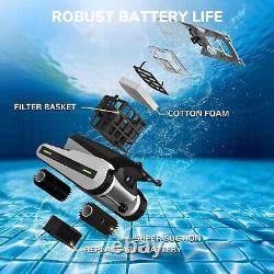 Seauto Shark Robotic Pool Vacuum Cleaner Waterline Cleaning, Wall-Climbing
