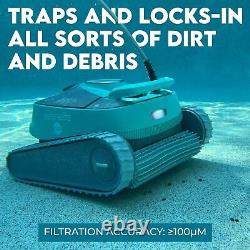 SereneLife SLPORBT36 Automatic Robot Pool Cleaner- Cleans up to 50ft (Open Box)