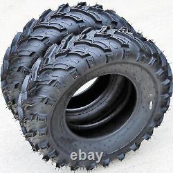 Set of 4 Mars B ATV UTV Mud Tires 2x 25x8-12 & 2x 25x10-12 6 Ply