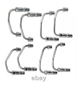 Set of 8 Fuel Injector Lines for 6.6L 01-04 LB7 Chevrolet GMC Duramax