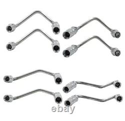 Set of 8 Fuel Injector Lines for 6.6L 01-04 LB7 Chevrolet GMC Duramax