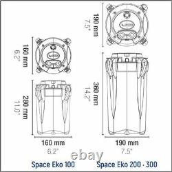 Space EKO+ 100 Canister Filter (145 gph) Sicce