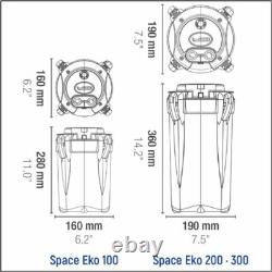 Space EKO+ 300 Canister Filter (240 gph) Sicce
