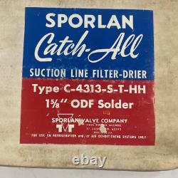 Sporlan 401824 Filter-Drier, 1-5/8 ODF Suction Line Catch-All C-4313-S-T-HH