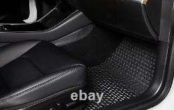 ToughPRO Floor Mats + 3rd Row Black For Honda Odyssey All Weather 2005-2010