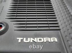 Toyota Tundra 2022-24 Crewmax All Weather Rubber Floor Liner Mat OEM NEW