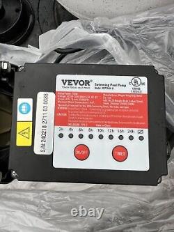 VEVOR HCP750A-D Sand Filter & 2 HP Pool Pump 3500 GPH Flow 16 6-Way Valve