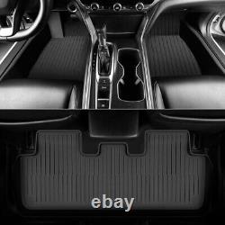 Waterproof All Weather Floor Mats Liners Full Set for Tesla Model Y 2020-2023