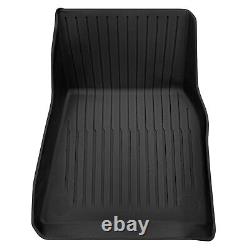 Waterproof All Weather Floor Mats Liners Full Set for Tesla Model Y 2020-2023