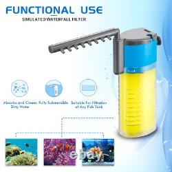 Wholesale 3-in-1 Internal Filter Pump Oxygen Rain Fish Tank 185 GPH (30pcs)