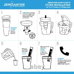 ZeroWater 12-Pack Replacement Water Filters for all Models White