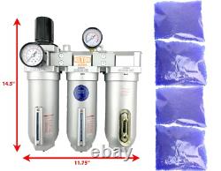 1 Filtre Régulateur de Qualité Industrielle Super Duty Système de Séchage par Coalescence et Dessiccation