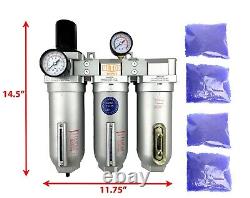 1 Régulateur de Filtration Industriel Super Duty avec Sécheur Coalescent à Dessiccant Auto