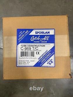 1, Sporlan, C-969 T/C, Déshydrateur-Filtre Catch-All Réfrigérant 402282 Daikin 019190500