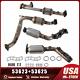 2007-2009 Toyota Fj Cruiser 4.0l Tous 4 Catalyseurs Direcfit Obdii