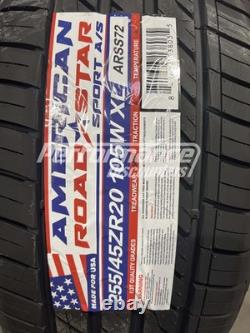 4 Nouveaux pneus American Roadstar Sport AS 255/45R20 105W SL BSW 255 45 20 2554520
