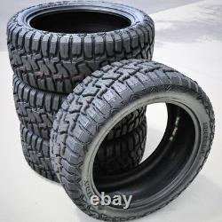 4 Nouveaux pneus Haida HD878 R/T LT 33X12.50R22 Charge E 10 plis RT Terrain Rugueux