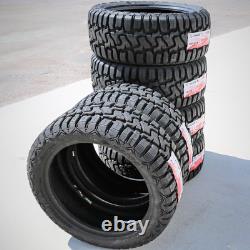 4 Nouveaux pneus Haida HD878 R/T LT 33X12.50R22 Charge E 10 plis RT Terrain Rugueux