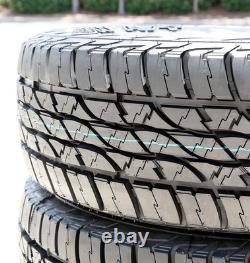 4 Nouveaux pneus tout terrain Accelera Omikron A/T LT 275/70R18 Charge E 10 plis