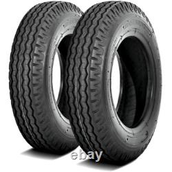 4 Pneus Deestone D292 ST 7-14.5 Charge F 12 Plis Remorque