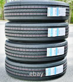 4 Pneus Suntek HD Trail + Tout Acier ST 235/80R16 Charge H 16 Plis Remorque