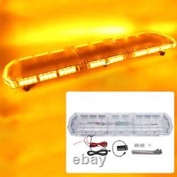 48 88 Barre lumineuse stroboscopique LED ambre Avertissement d'urgence Balise de remorquage Réponse du camion 12V