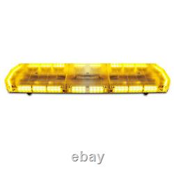 48 88 Barre lumineuse stroboscopique LED ambre Avertissement d'urgence Balise de remorquage Réponse du camion 12V