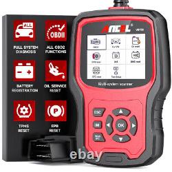 ANCEL VD700 Scanner Diagnostic OBD2 Tous Systèmes Huile ABS SRS DPF Lecteur de Codes