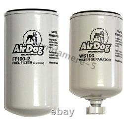 Airdog (3) WS100 Séparateur d'Eau & FF100-2 Filtre à Carburant Pour Tous les Systèmes AirDog