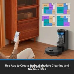 Aspirateur Robot Auto-Videur Eureka avec Filtre HEPA, Navigation Intelligente et Contrôle Vocal