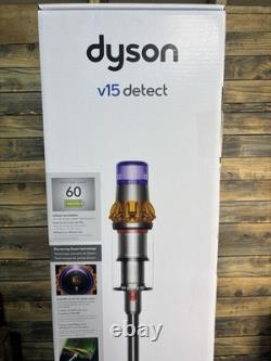 Aspirateur sans fil Dyson V15 Detect, Jaune et Nickel, Tout Nouveau