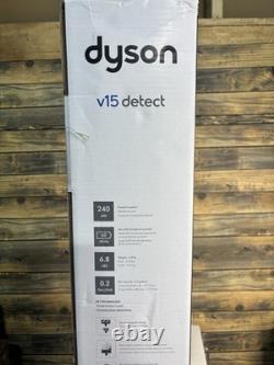 Aspirateur sans fil Dyson V15 Detect, Jaune et Nickel, Tout Nouveau