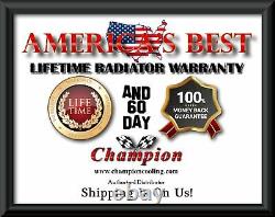 Champion en aluminium 20 Wide 3 Row Universal Series Radiator Chevy Configuration