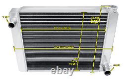 Champion en aluminium 20 Wide 3 Row Universal Series Radiator Chevy Configuration