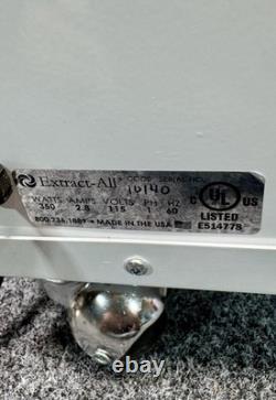 EXTRACT-ALL Purificateur d'air HEPA vrai 1200 pi², 120V, 987-UCA1-WH