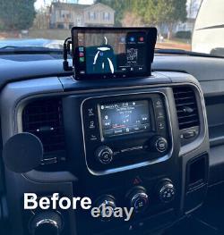 Écran IPS de 9 pouces Radio CarPlay GPS WIFI Stéréo pour Dodge RAM 1500 Classic de 2019 à 2024