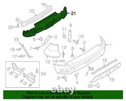 Ensemble de couvercle d'arrière de pare-chocs Ford Ecosport 13 14 15 16 17 18 19 20 21 Neuf Gn1z-17k835