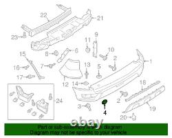 Ensemble de couvercle d'arrière de pare-chocs Ford Ecosport 13 14 15 16 17 18 19 20 21 Neuf Gn1z-17k835