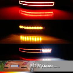 Feu arrière de brouillard, de frein et clignotant LED séquentiel 4-en-1 pour Nissan 350Z 03-09