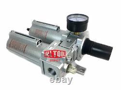 Filtre Régulateur Huileur Séparateur Lubrificateur Combo 1/2 Air avec Drainage Automatique